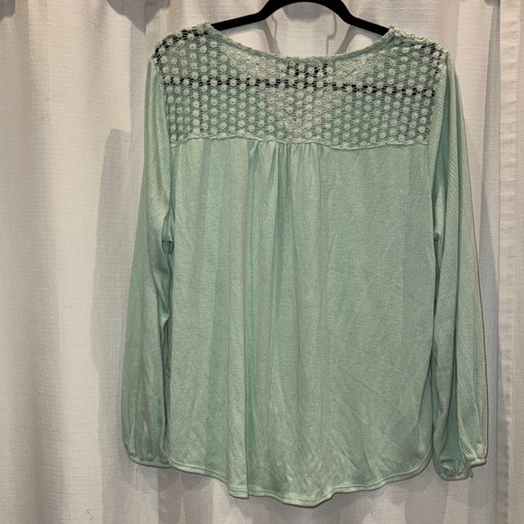(J41) LAWLESS Women's Green Top Sz XL - Picture 5 of 8